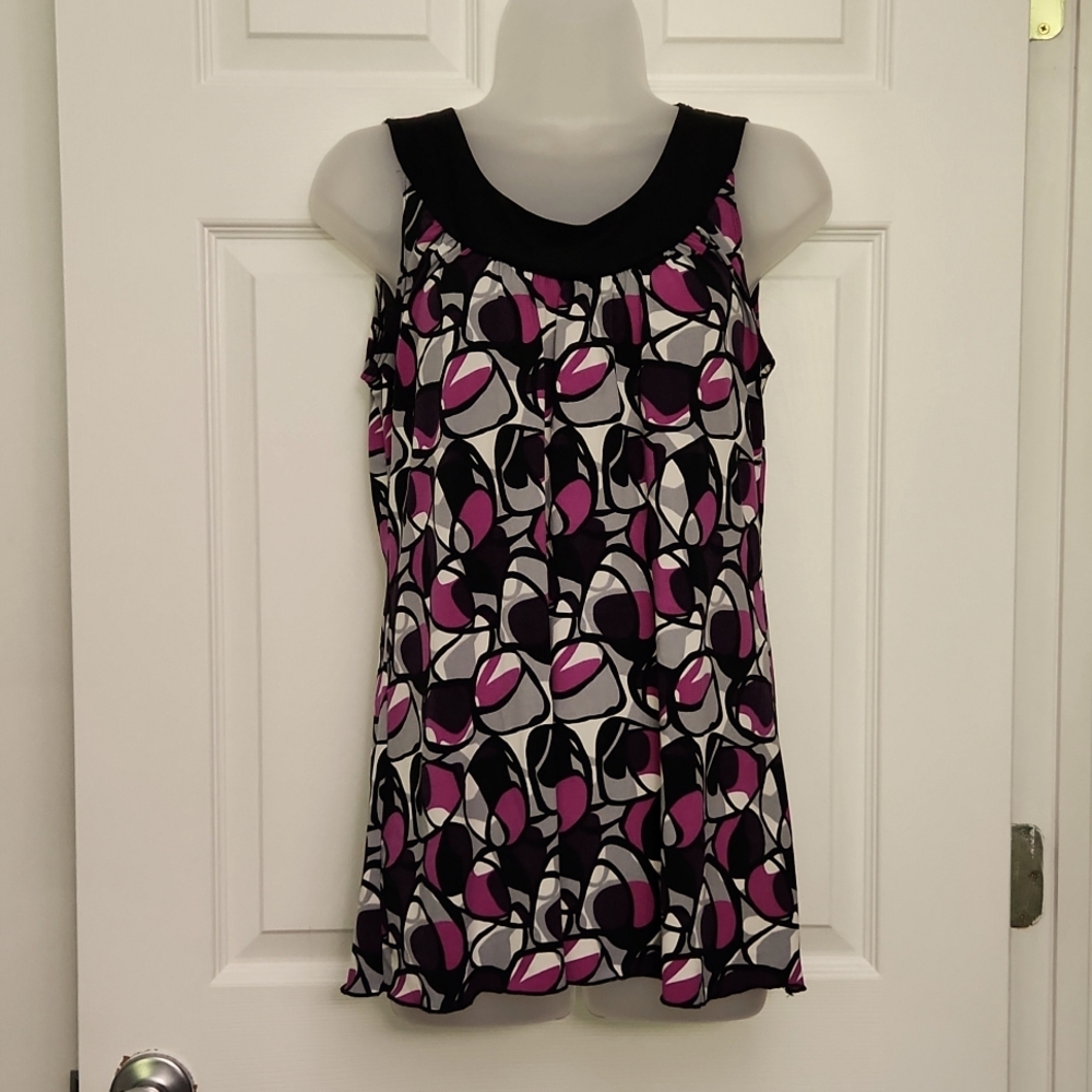 Saint Tropez West Sleeveless Tunic Top, Small